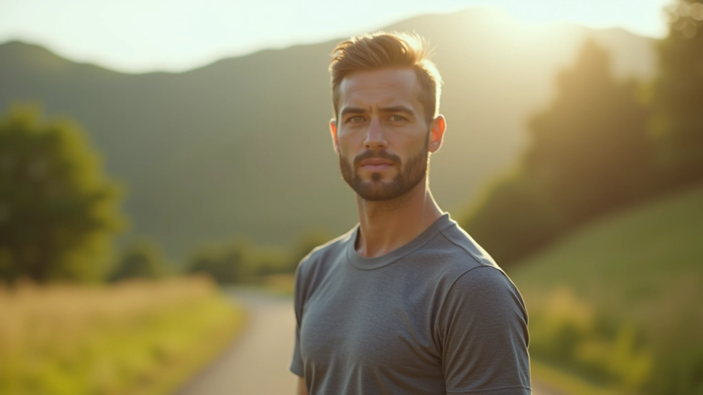 Osoba překonává překážky s odvahou a determinací